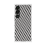 プレミアムスクエアケース［ Small Stripe - Gray × Black ］
