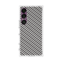 プレミアムスクエアケース［ Small Stripe - Gray × Black ］