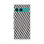 プレミアムスクエアケース［ Small Stripe - Gray × Black ］