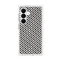 プレミアムスクエアケース［ Small Stripe - Gray × Black ］