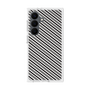 プレミアムスクエアケース［ Small Stripe - Gray × Black ］