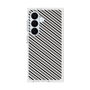 プレミアムスクエアケース［ Small Stripe - Gray × Black ］