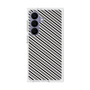 プレミアムスクエアケース［ Small Stripe - Gray × Black ］