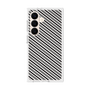 プレミアムスクエアケース［ Small Stripe - Gray × Black ］