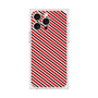 プレミアムスクエアケース［ Small Stripe - Red × Black ］
