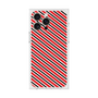 プレミアムスクエアケース［ Small Stripe - Red × Black ］
