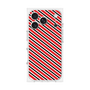 プレミアムスクエアケース［ Small Stripe - Red × Black ］