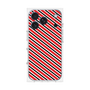 プレミアムスクエアケース［ Small Stripe - Red × Black ］