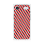 プレミアムスクエアケース［ Small Stripe - Red × Black ］