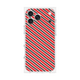 プレミアムスクエアケース［ Small Stripe - Red × Black ］