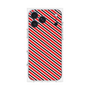プレミアムスクエアケース［ Small Stripe - Red × Black ］
