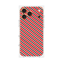 プレミアムスクエアケース［ Small Stripe - Red × Black ］