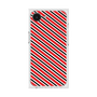 プレミアムスクエアケース［ Small Stripe - Red × Black ］
