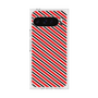 プレミアムスクエアケース［ Small Stripe - Red × Black ］