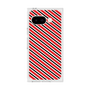 プレミアムスクエアケース［ Small Stripe - Red × Black ］