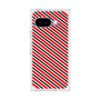 プレミアムスクエアケース［ Small Stripe - Red × Black ］