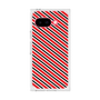 プレミアムスクエアケース［ Small Stripe - Red × Black ］