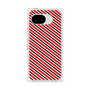 プレミアムスクエアケース［ Small Stripe - Red × Black ］