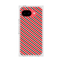 プレミアムスクエアケース［ Small Stripe - Red × Black ］