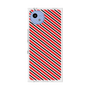 プレミアムスクエアケース［ Small Stripe - Red × Black ］