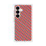プレミアムスクエアケース［ Small Stripe - Red × Black ］