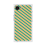 プレミアムスクエアケース［ Small Stripe - Green × Orange ］