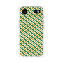 プレミアムスクエアケース［ Small Stripe - Green × Orange ］
