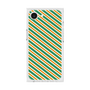 プレミアムスクエアケース［ Small Stripe - Green × Orange ］