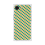 プレミアムスクエアケース［ Small Stripe - Green × Orange ］