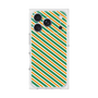 プレミアムスクエアケース［ Small Stripe - Green × Orange ］