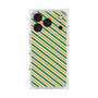 プレミアムスクエアケース［ Small Stripe - Green × Orange ］