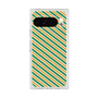 プレミアムスクエアケース［ Small Stripe - Green × Orange ］