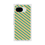 プレミアムスクエアケース［ Small Stripe - Green × Orange ］