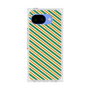 プレミアムスクエアケース［ Small Stripe - Green × Orange ］