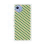 プレミアムスクエアケース［ Small Stripe - Green × Orange ］