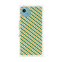 プレミアムスクエアケース［ Small Stripe - Green × Orange ］