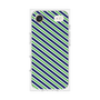 プレミアムスクエアケース［ Small Stripe - Navy × Green ］