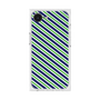 プレミアムスクエアケース［ Small Stripe - Navy × Green ］