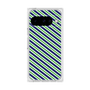 プレミアムスクエアケース［ Small Stripe - Navy × Green ］
