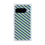 プレミアムスクエアケース［ Small Stripe - Navy × Green ］