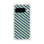 プレミアムスクエアケース［ Small Stripe - Navy × Green ］