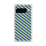 プレミアムスクエアケース［ Small Stripe - Navy × Green ］