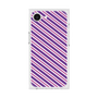 プレミアムスクエアケース［ Small Stripe - Purple × Pink ］