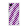 プレミアムスクエアケース［ Small Stripe - Purple × Pink ］
