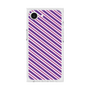 プレミアムスクエアケース［ Small Stripe - Purple × Pink ］