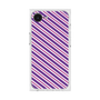プレミアムスクエアケース［ Small Stripe - Purple × Pink ］