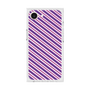 プレミアムスクエアケース［ Small Stripe - Purple × Pink ］
