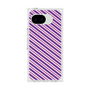 プレミアムスクエアケース［ Small Stripe - Purple × Pink ］