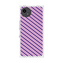 プレミアムスクエアケース［ Small Stripe - Purple × Pink ］