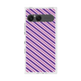 プレミアムスクエアケース［ Small Stripe - Purple × Pink ］